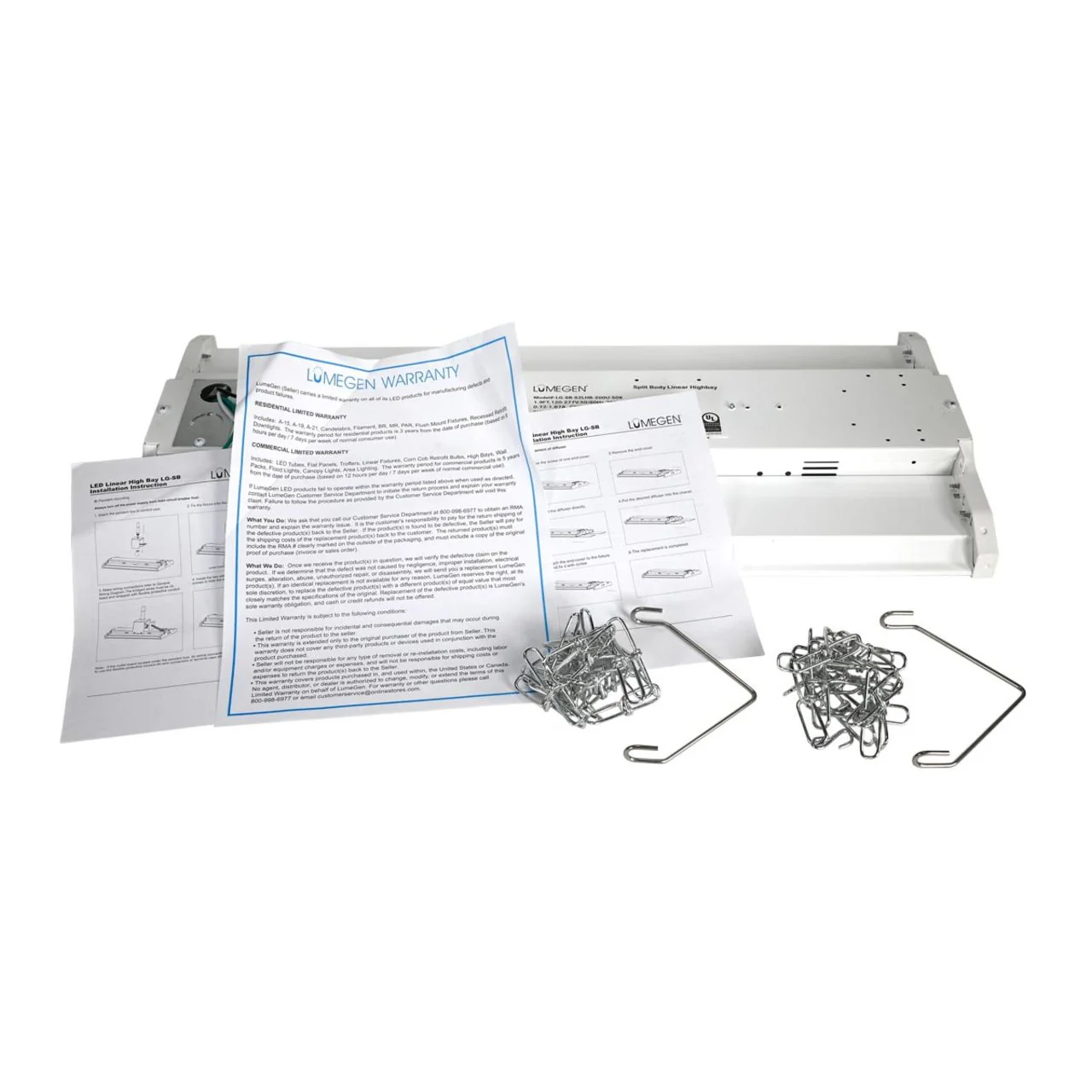 LED Linear High Bay - 200W - 30,000 Lumens - 5000K - PIR Motion Sensor - LumeGen - Image 8