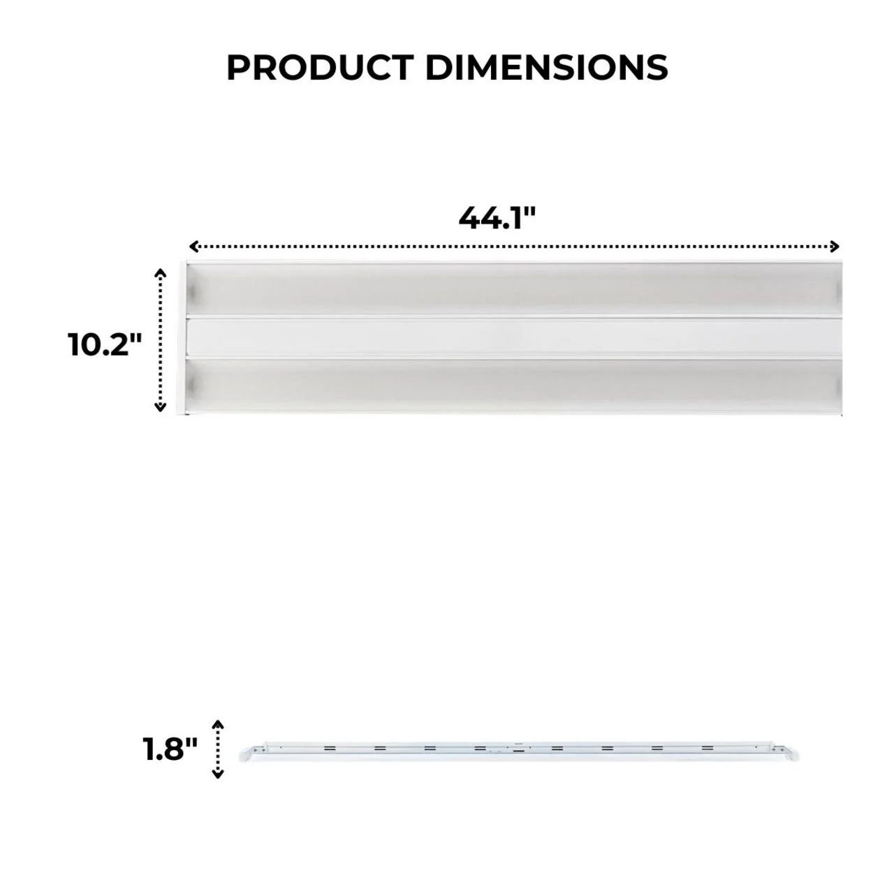 LED Linear High Bay - 400W - 60,000 Lumens - 5000K - PIR Motion Sensor - LumeGen - Image 6